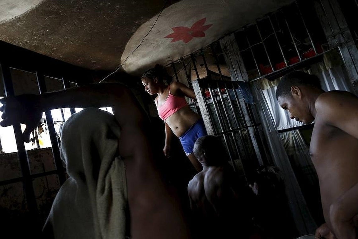 Presos de la prisión de «La Joya». 