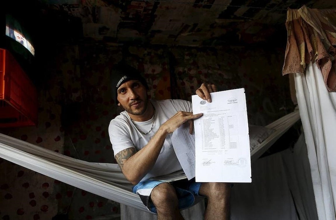 Un preso de la prisión de «La Joya». 