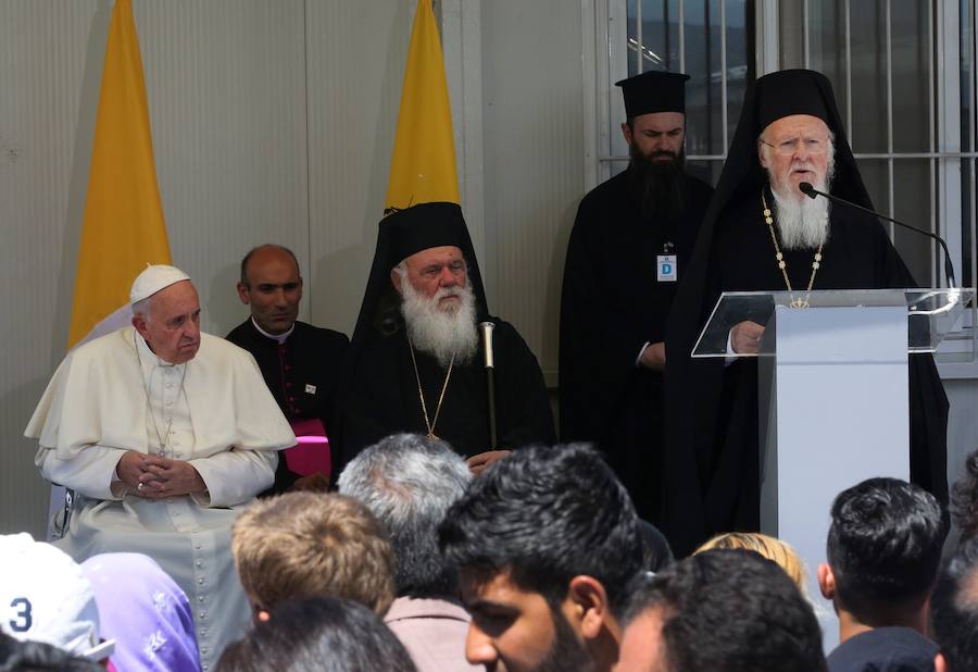 Las familias que se llevó en el avión papal no provenían de este centro cerrado. 