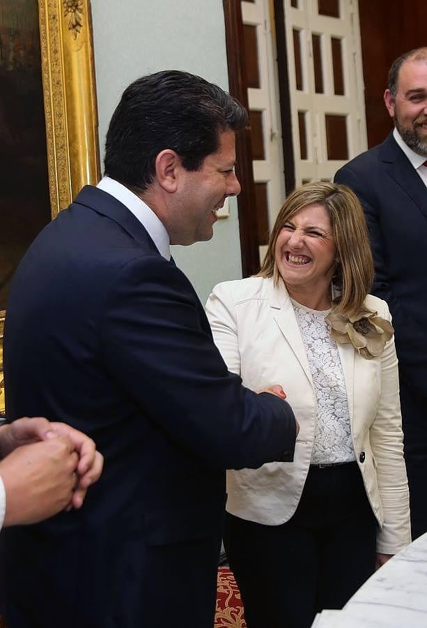 Imágenes de la visita del ministro principal de Gibraltar a Cádiz