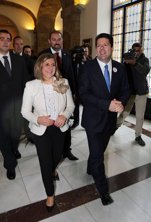 Imágenes de la visita del ministro principal de Gibraltar a Cádiz
