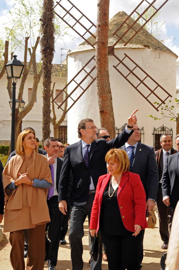 Rajoy reivindica en El Toboso la figura de Miguel de Cervantes