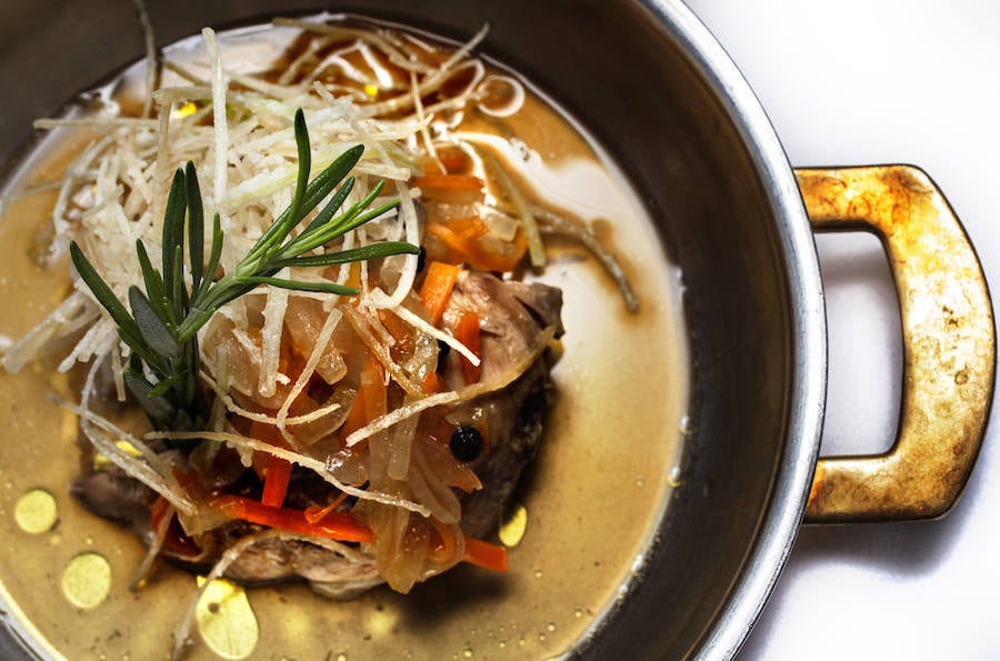 El menú quijotesco del Palace, plato a plato