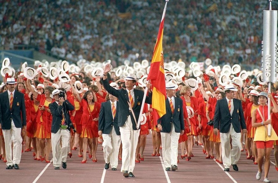 El Príncipe Felipe (olimpiadas de Barcelona 1992). 