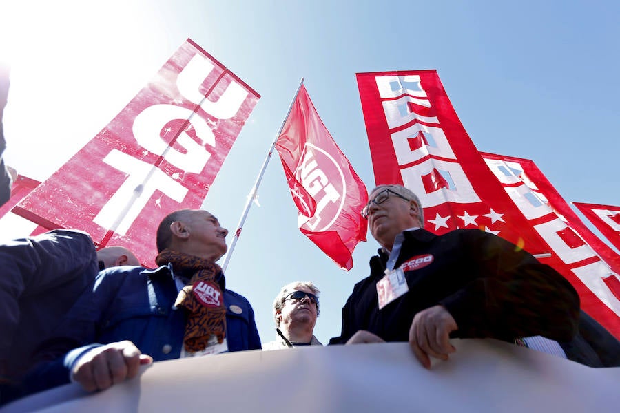 Los secretarios generales de CCOO y UGT, Ignacio Fernández Toxo. 