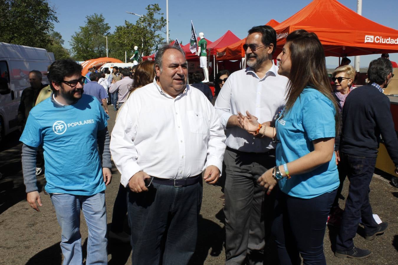 Vicente Tirado, número dos del PP de Castilla-La Mancha, en el Valle. 