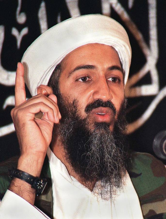 Osama bin Laden, en un lugar desconocido de Afganistán