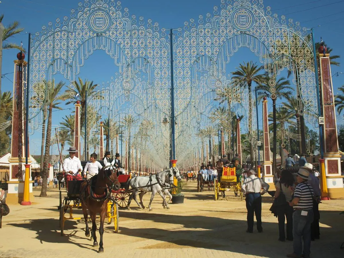 Un sol resplandeciente en la Feria de Jerez