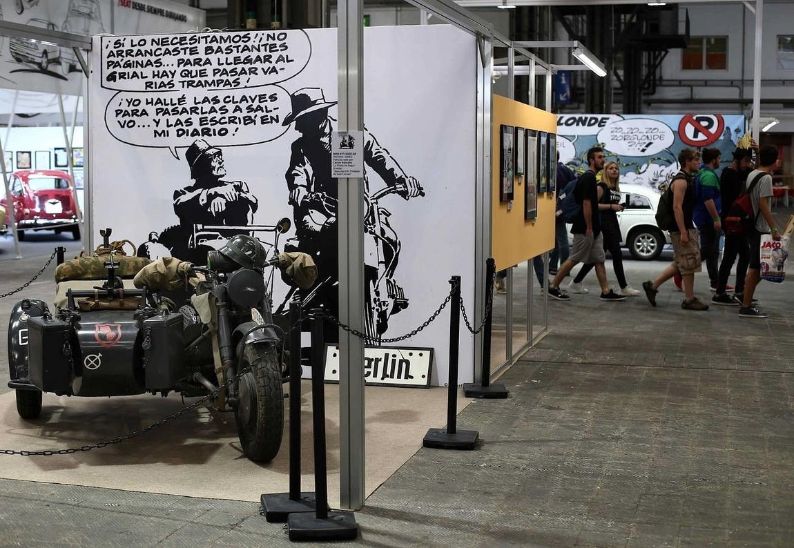 El sidecar de Indiana Jones también está presente en la muestra