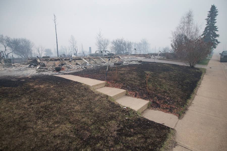 El furioso incendio de Canadá, en imágenes