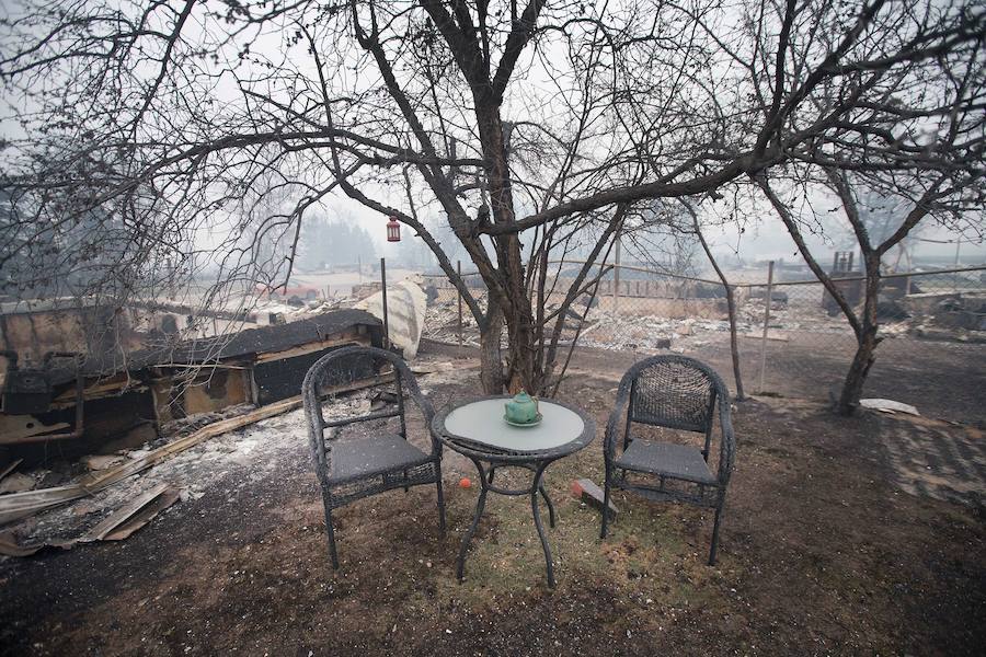 El furioso incendio de Canadá, en imágenes