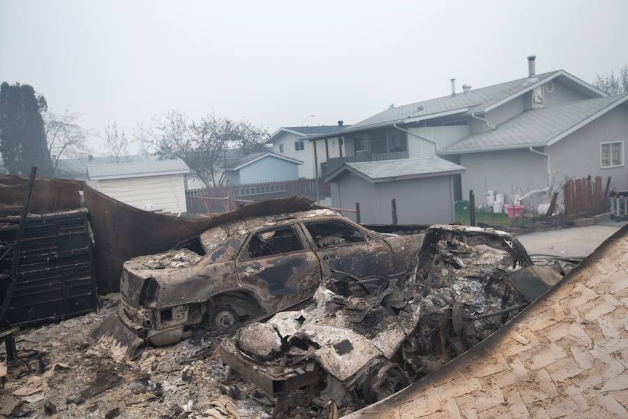 El furioso incendio de Canadá, en imágenes