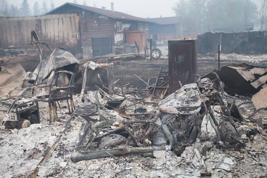 El furioso incendio de Canadá, en imágenes