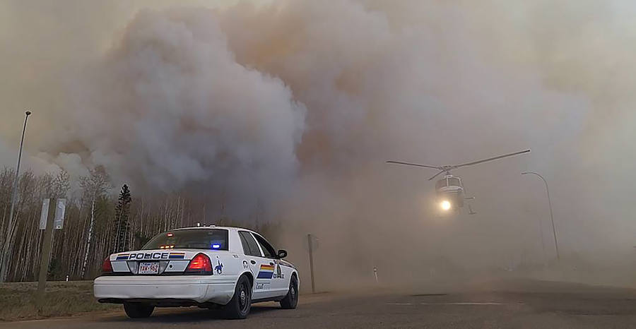 El incendio de Canadá sigue descontrolado