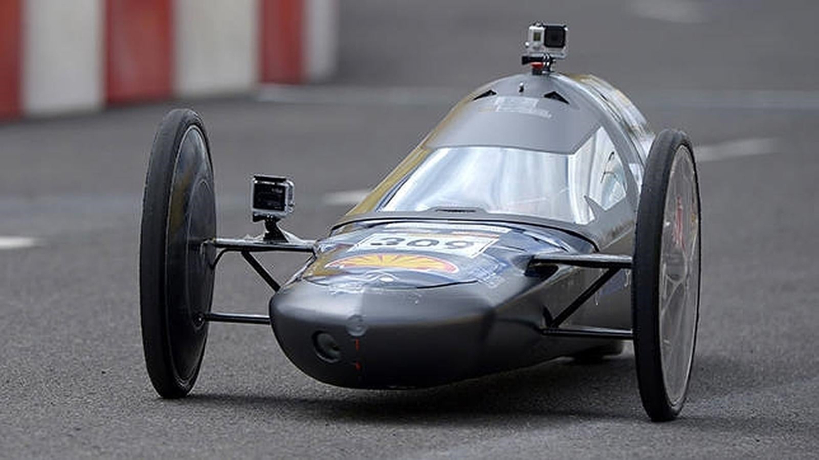 Los coches del año pasado en el Shell Eco-marathon de Roterdam