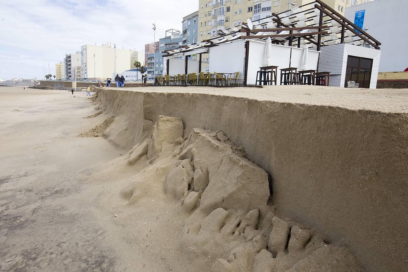 Así ha quedado Cádiz y sus playas tras el temporal