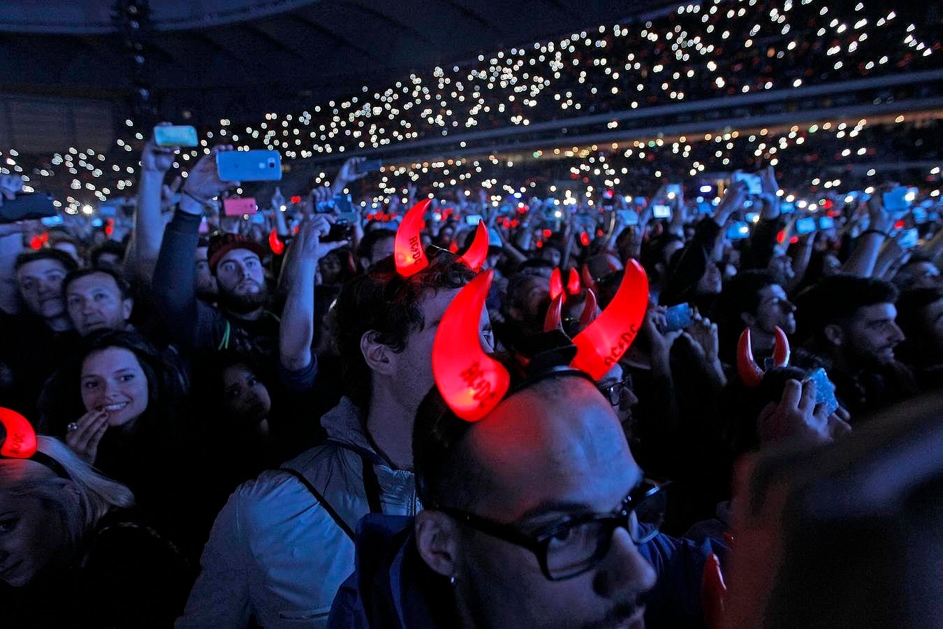 El concierto de AC/DC, en imágenes