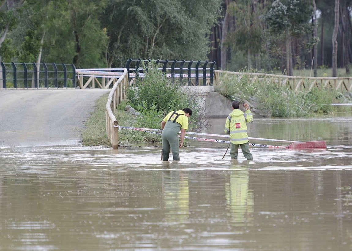 Así está la aldea del Rocío en el inicio de la romería