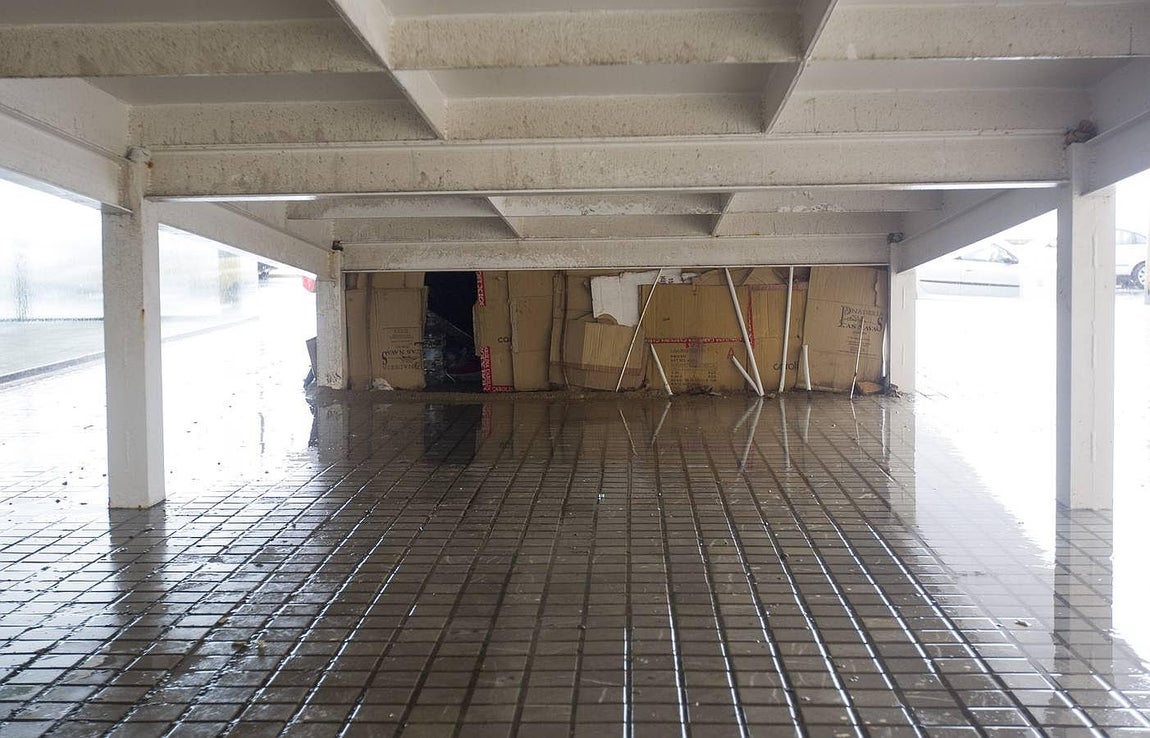 Así ha quedado la Casa del Obispo tras el temporal