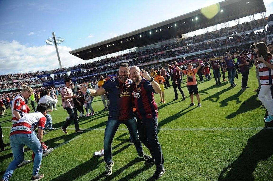 Liga BBVA: Así celebró el Barcelona el título