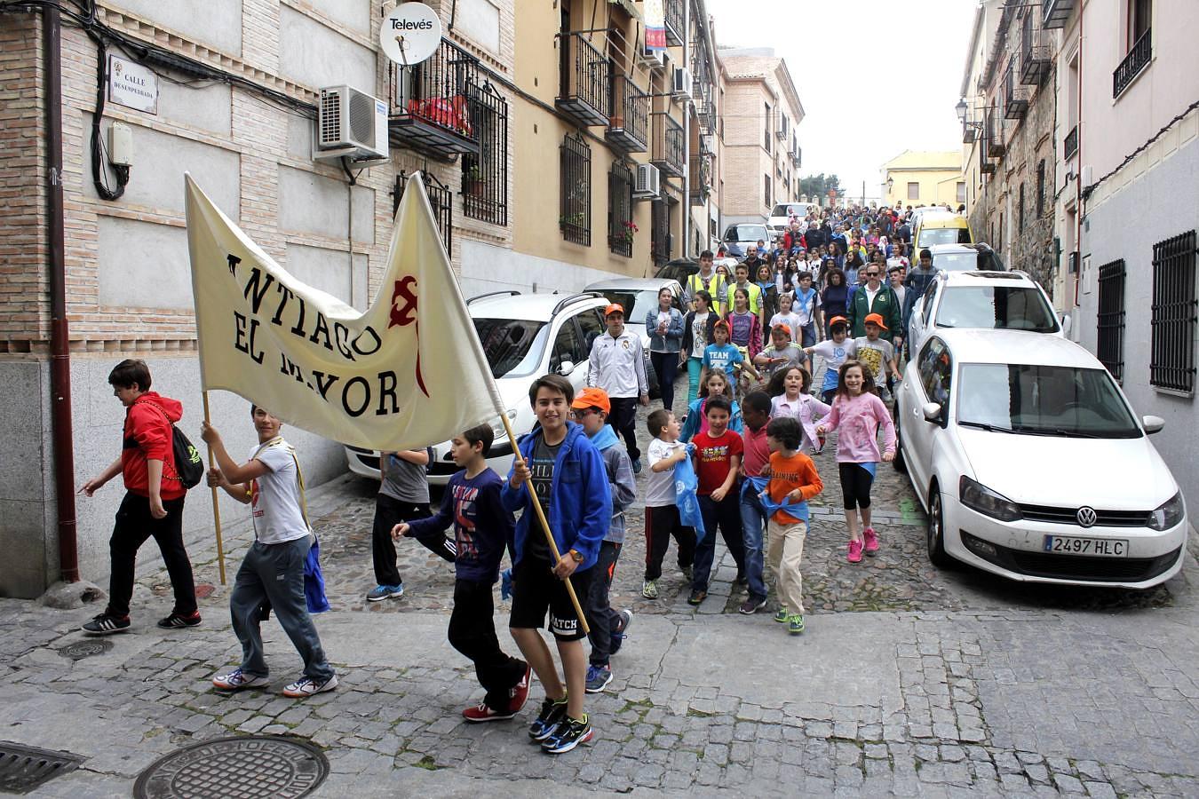 Los niños encabezaron la marcha