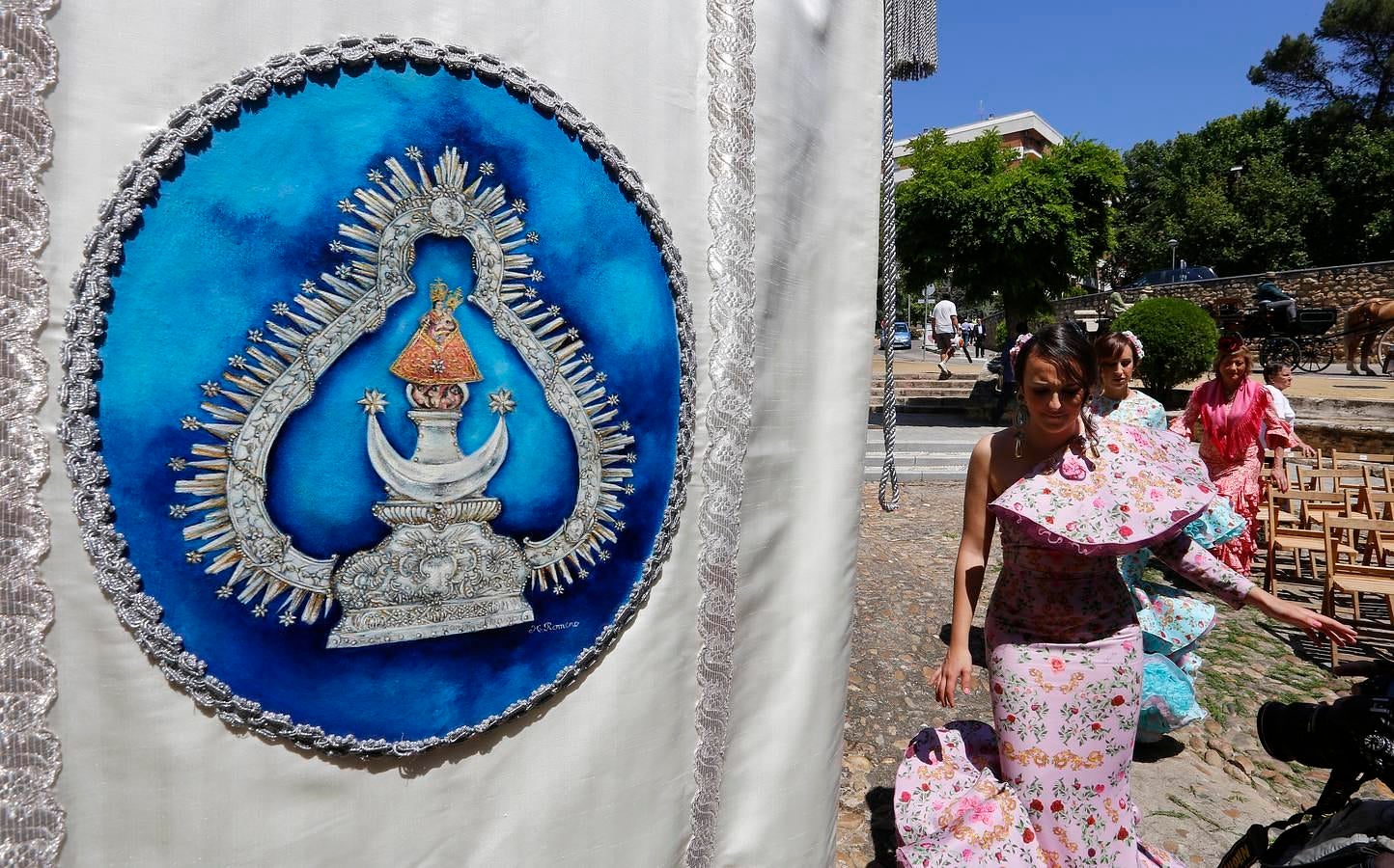 A la Feria de la Salud, a caballo