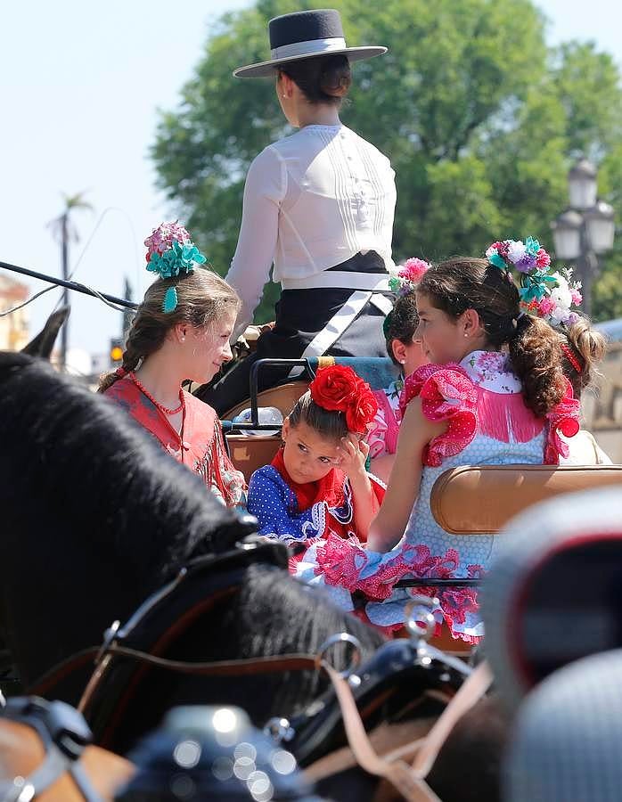 A la Feria de la Salud, a caballo