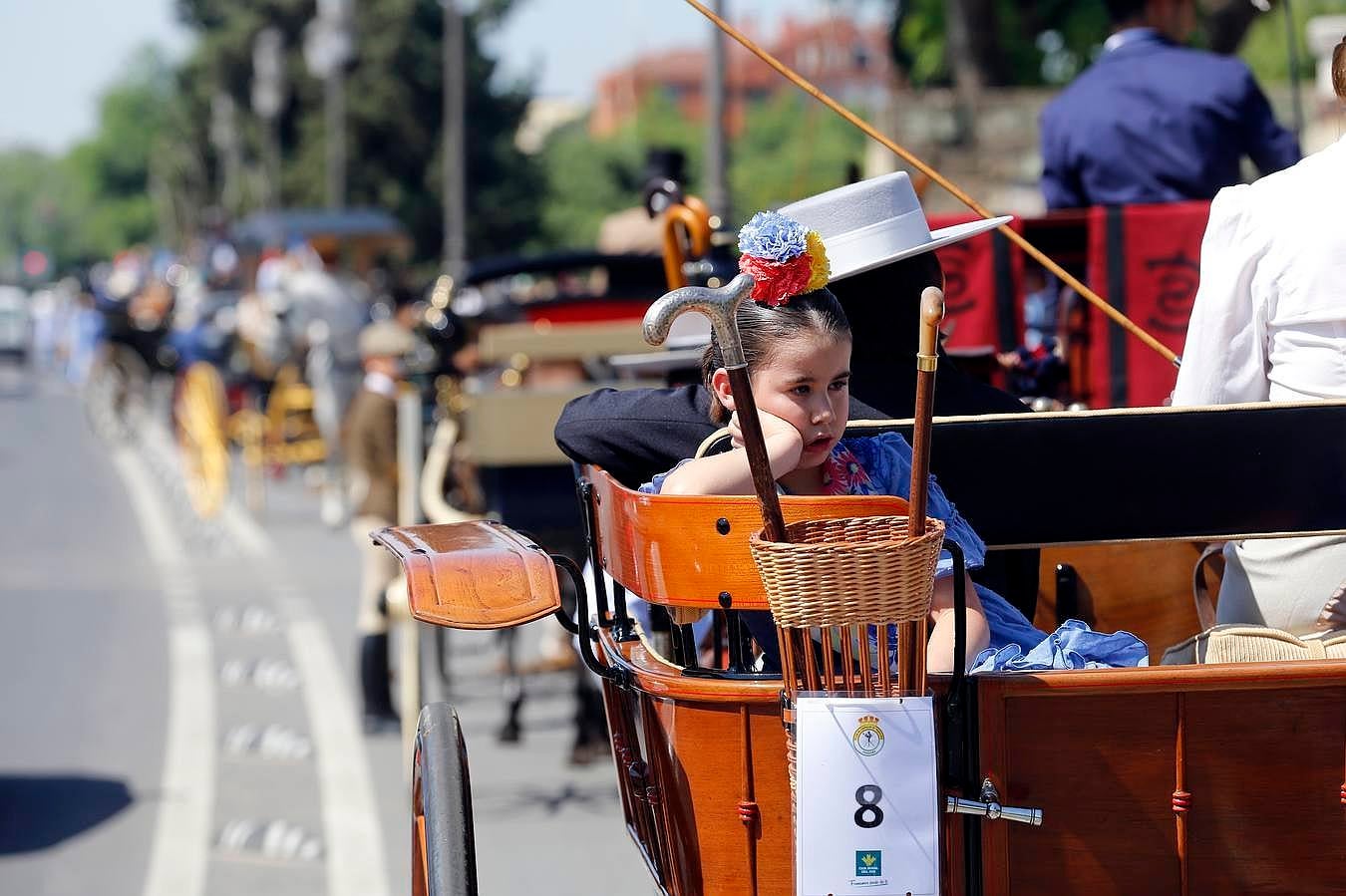 A la Feria de la Salud, a caballo