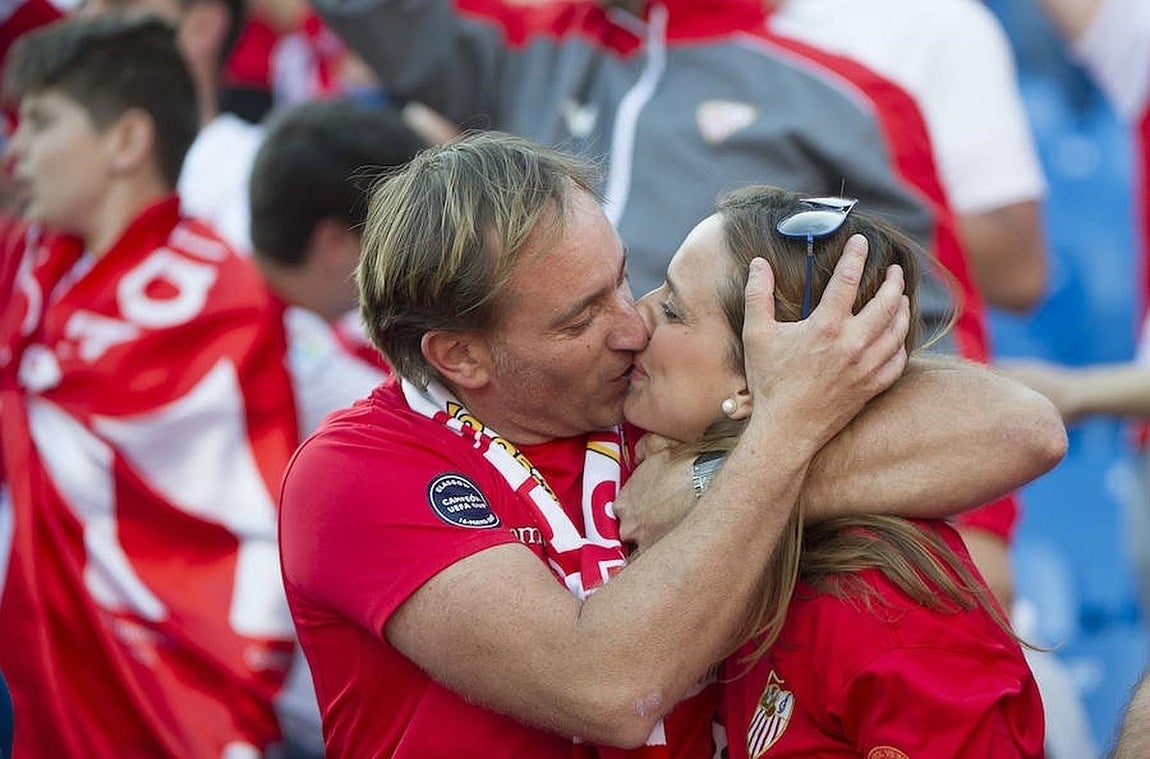 En imágenes: la afición se vuelca con sus equipos en la final de la Copa del Rey