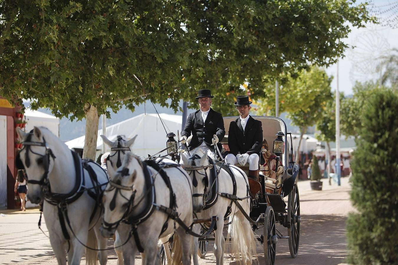 En imágenes, el ambiente del miércoles de la Feria de Córdoba