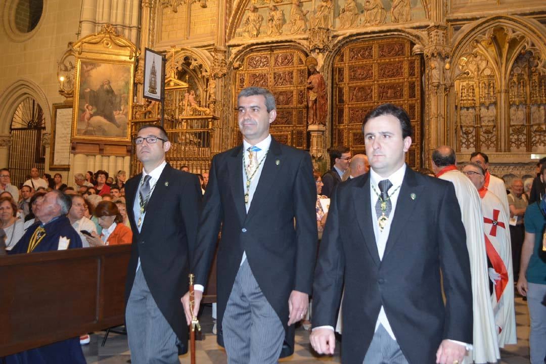 Álvaro Gutiérrez, en el centro, presidente de la Diputación. 