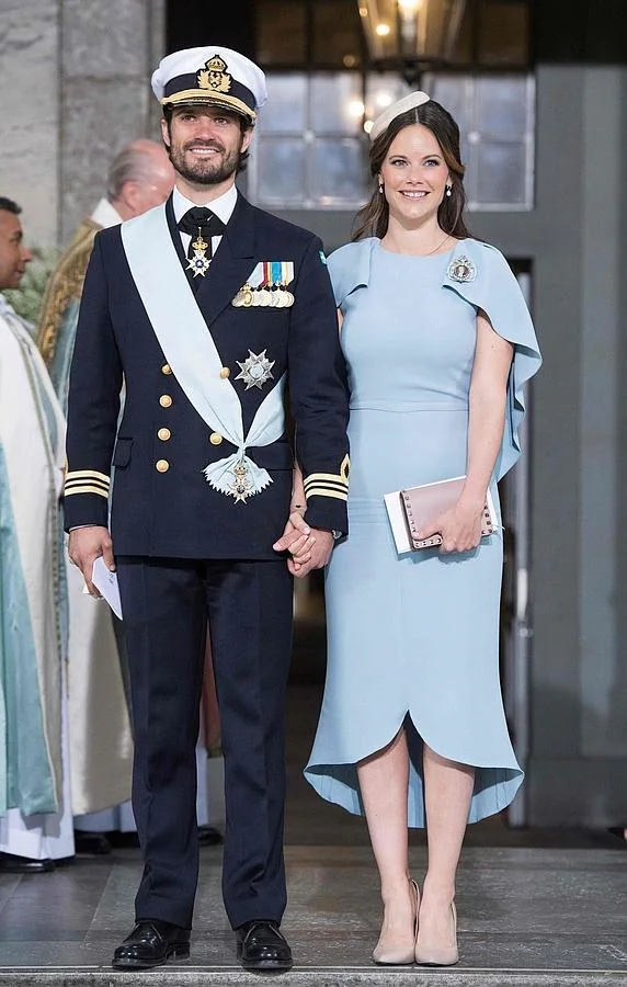 El Príncipe Carlos Felipe de Suecia y la Princesa Sofía Cristina de Suecia