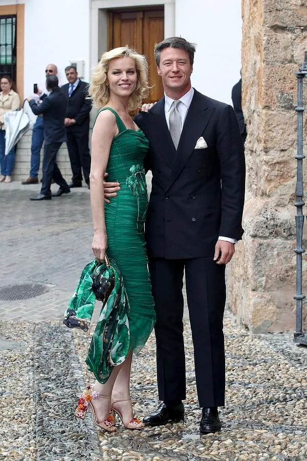 La modelo Eva Herzigová y su marido Gregorio Marsiaj