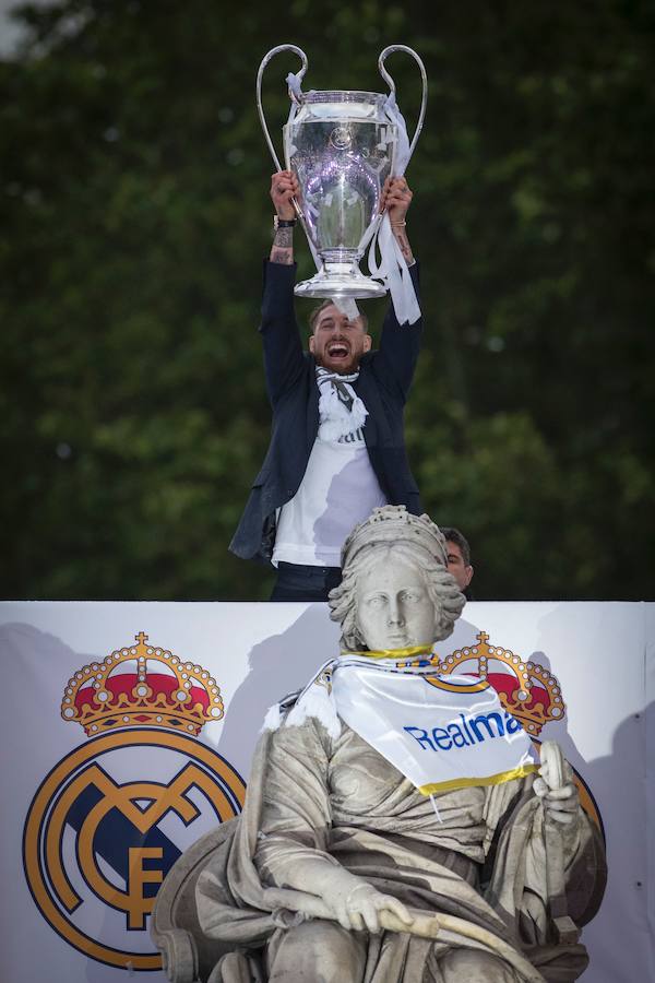 Así celebró el Real Madrid la Undécima en Cibeles