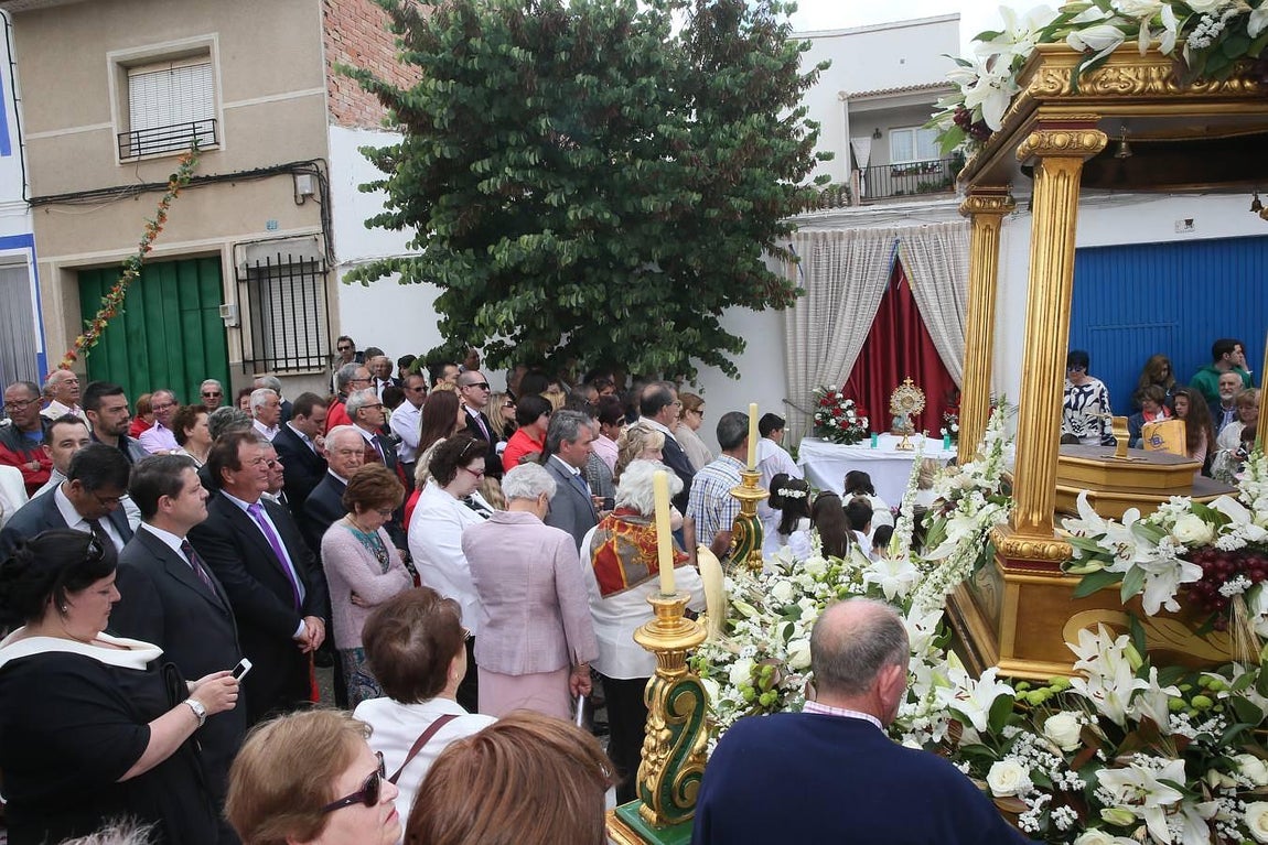 Uno de los altares en Camuñas. 