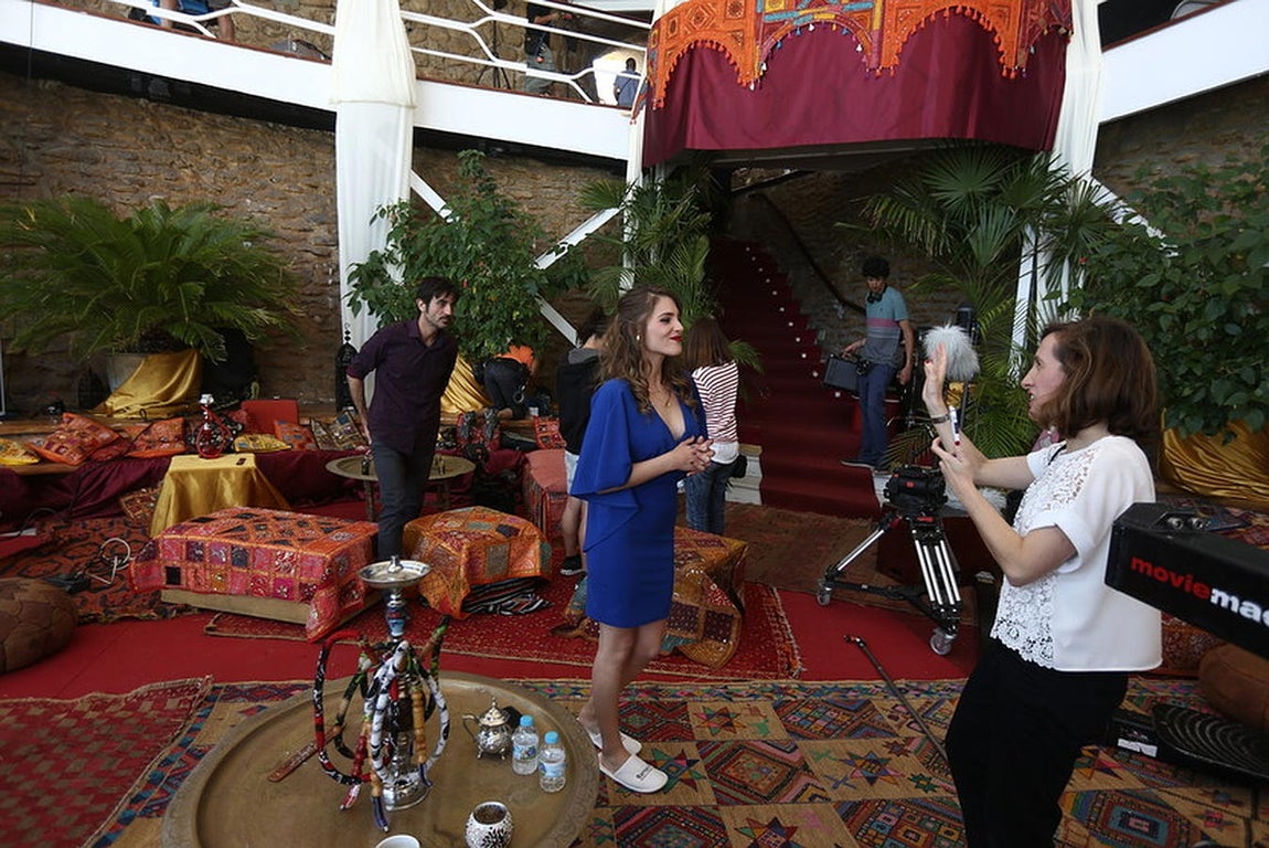 Rodaje en Los Caños de la serie de Telecinco &#039;Perdóname Señor&#039;