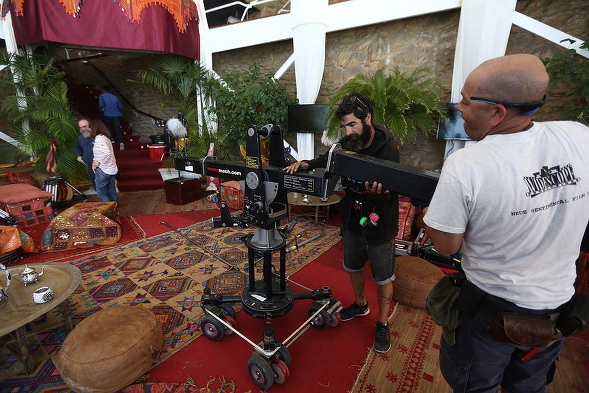 Rodaje en Los Caños de la serie de Telecinco &#039;Perdóname Señor&#039;