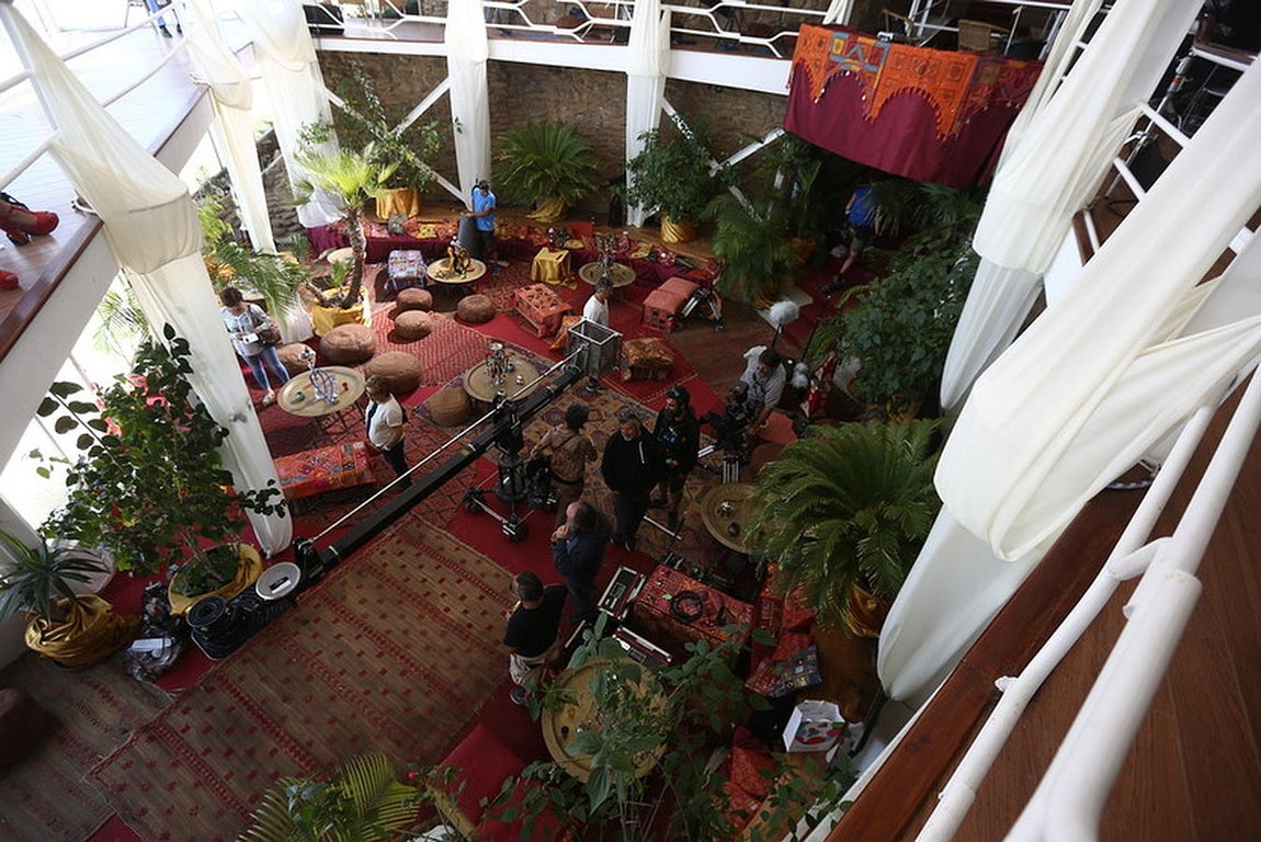 Rodaje en Los Caños de la serie de Telecinco &#039;Perdóname Señor&#039;