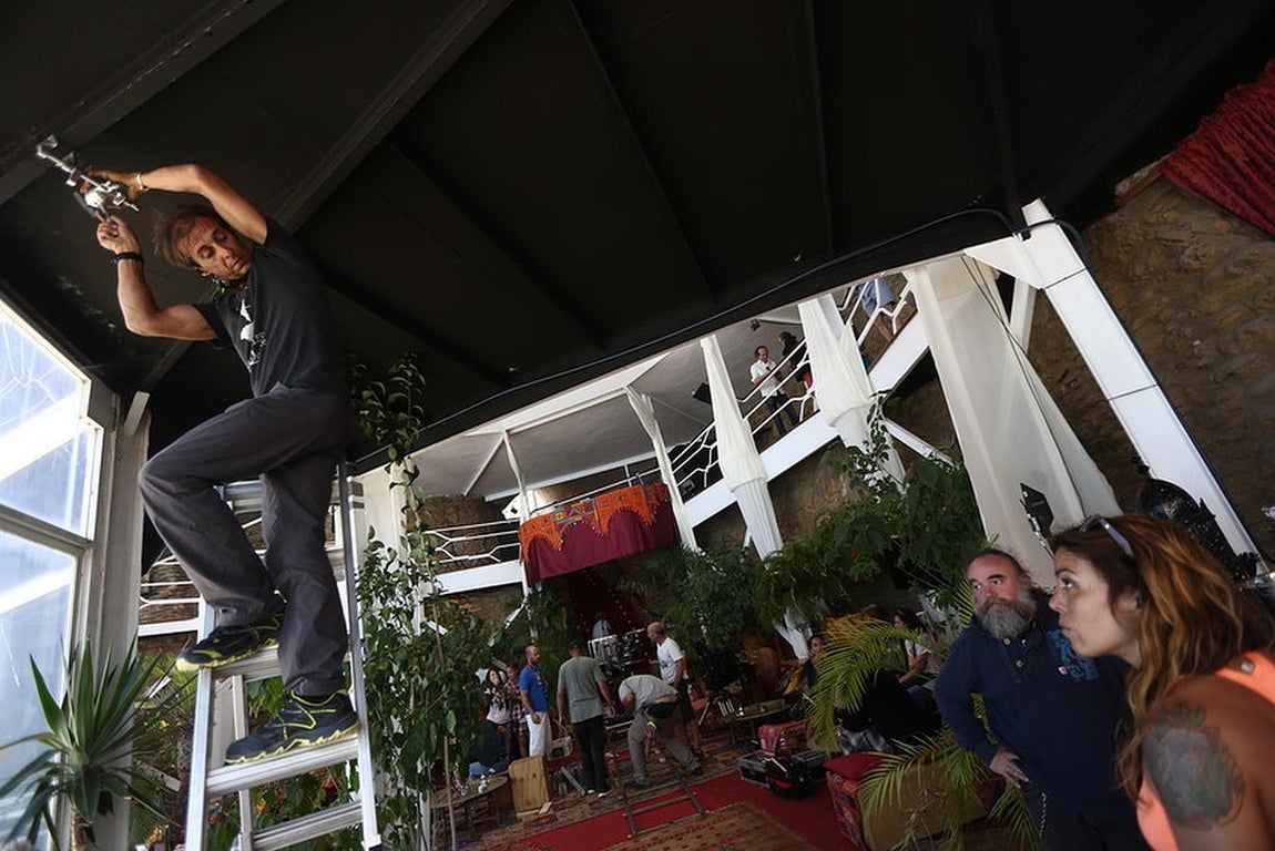 Rodaje en Los Caños de la serie de Telecinco &#039;Perdóname Señor&#039;