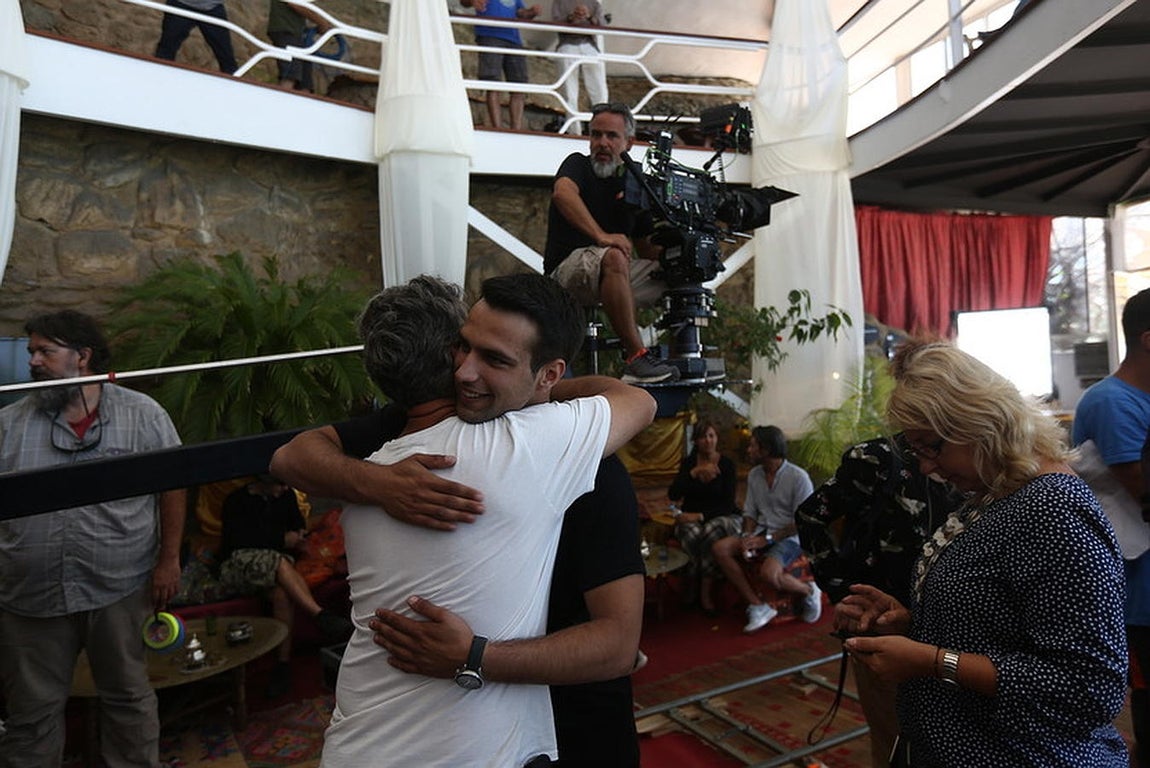 Rodaje en Los Caños de la serie de Telecinco &#039;Perdóname Señor&#039;