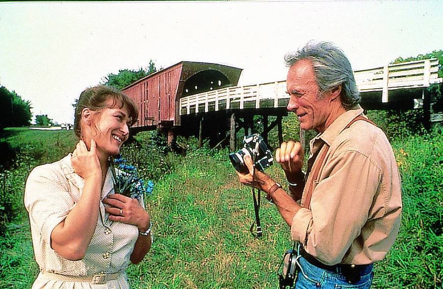 Fotograma de «Los puentes de Madison». 