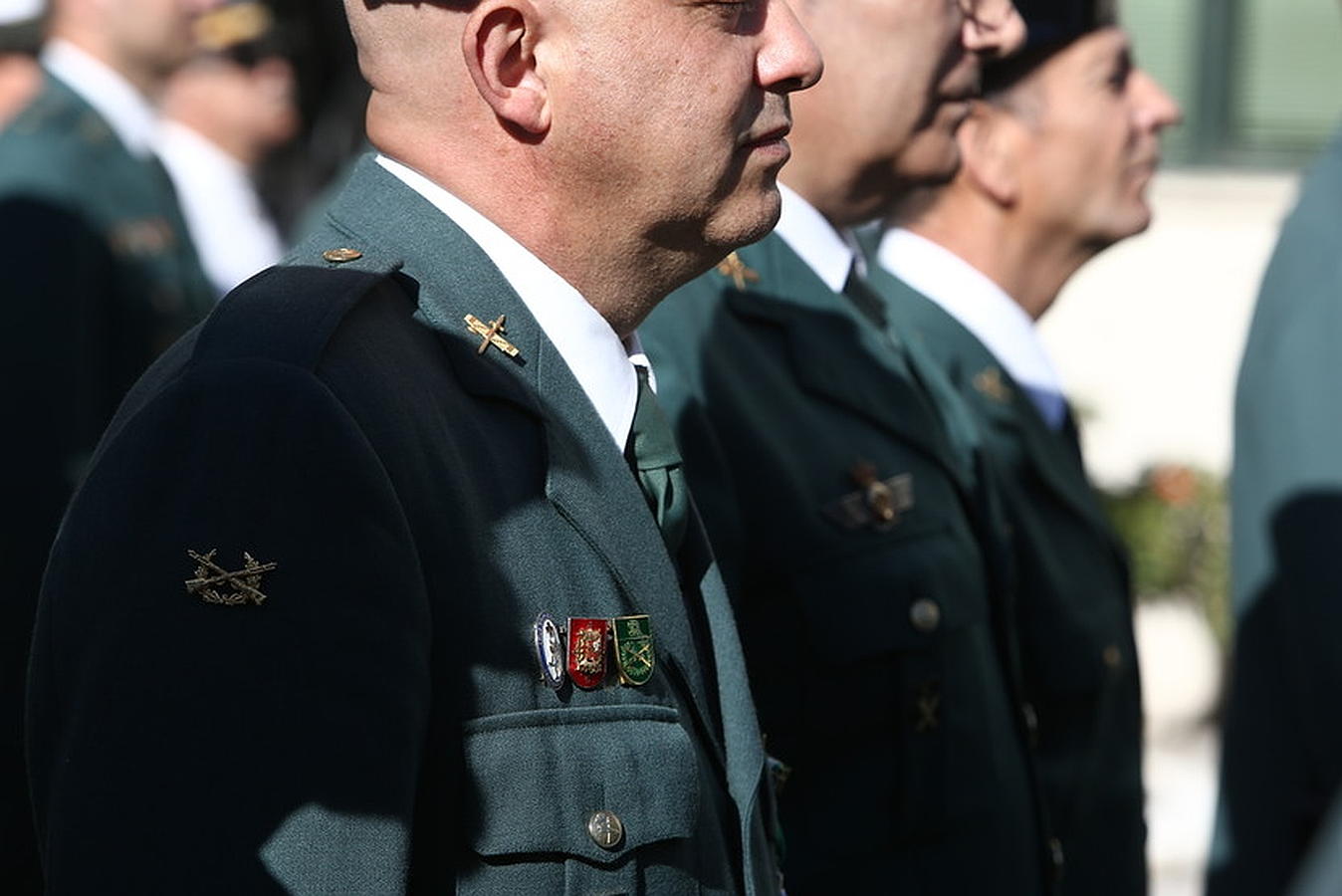 Las imágenes del acto en Cádiz del 172 aniversario de la fundación de la Guardia Civil