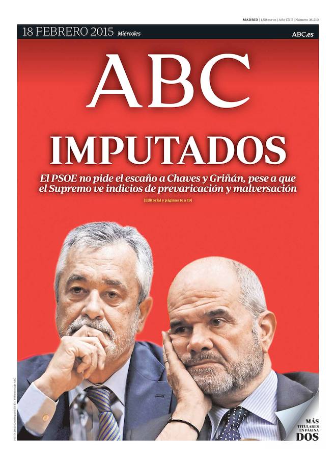 18 de febrero de 2015. IMPUTADOS