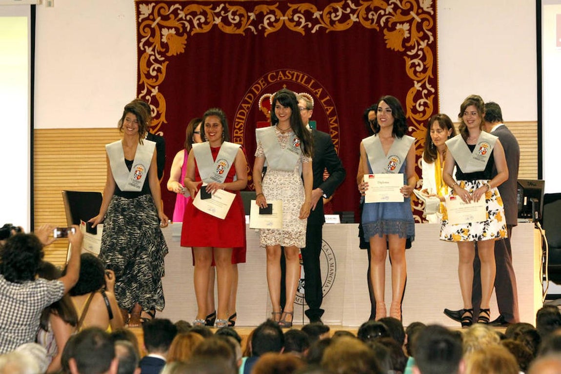 Acto de graduación de enfermería y fisioterapia