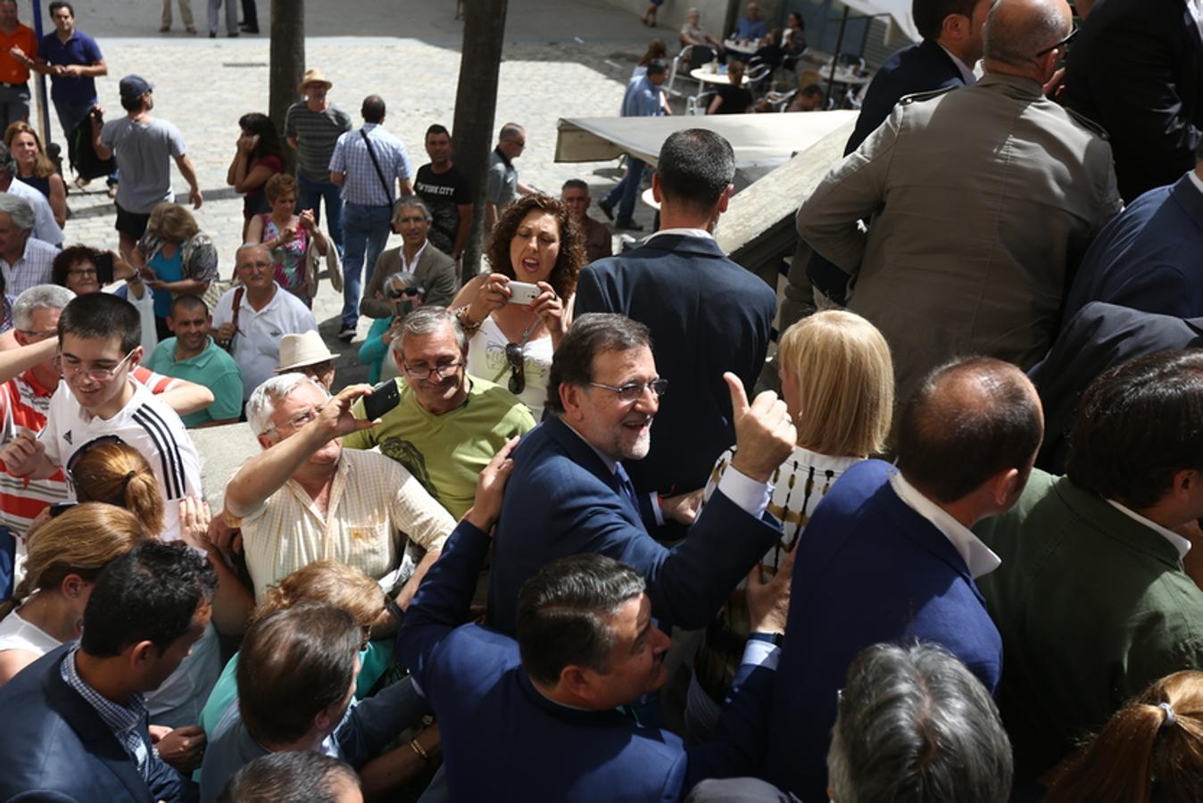 Visita de Rajoy a Jerez en la precampaña para el 26 de junio