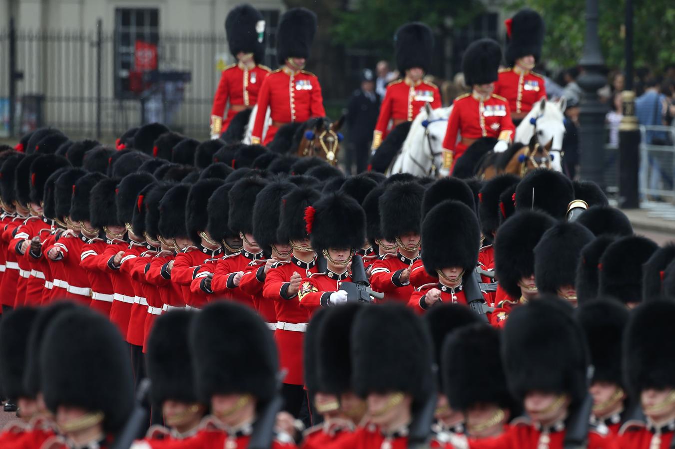 Los festejos en Londres comenzaron hoy poco antes de las 10.00 GMT. 