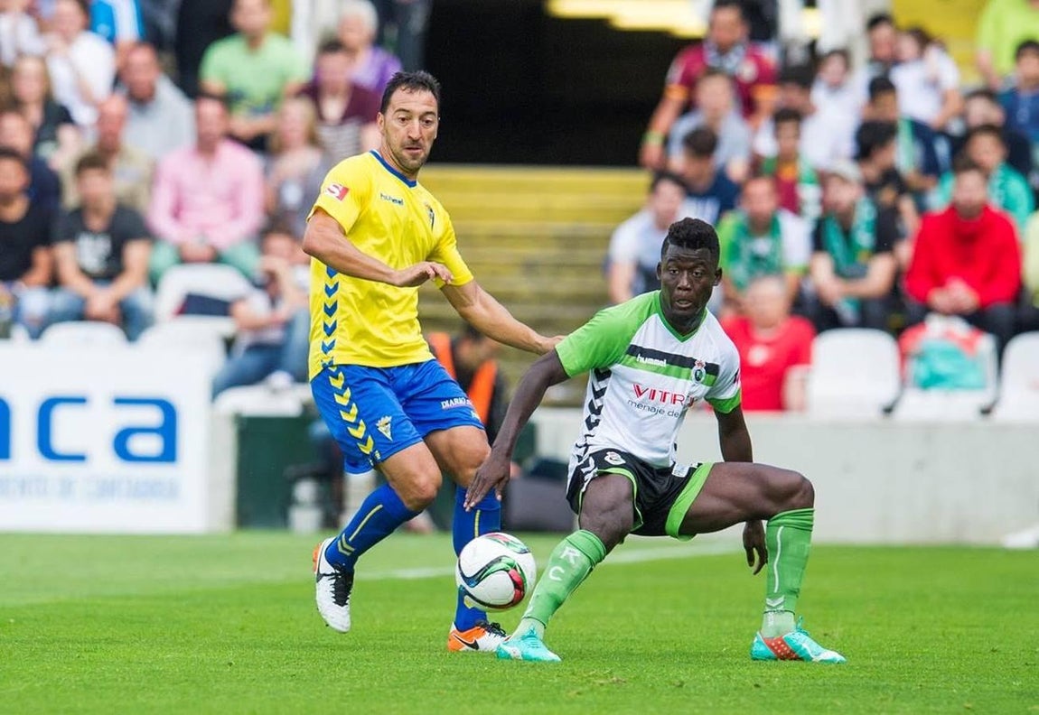 Las imágenes del partido Racing-Cádiz CF