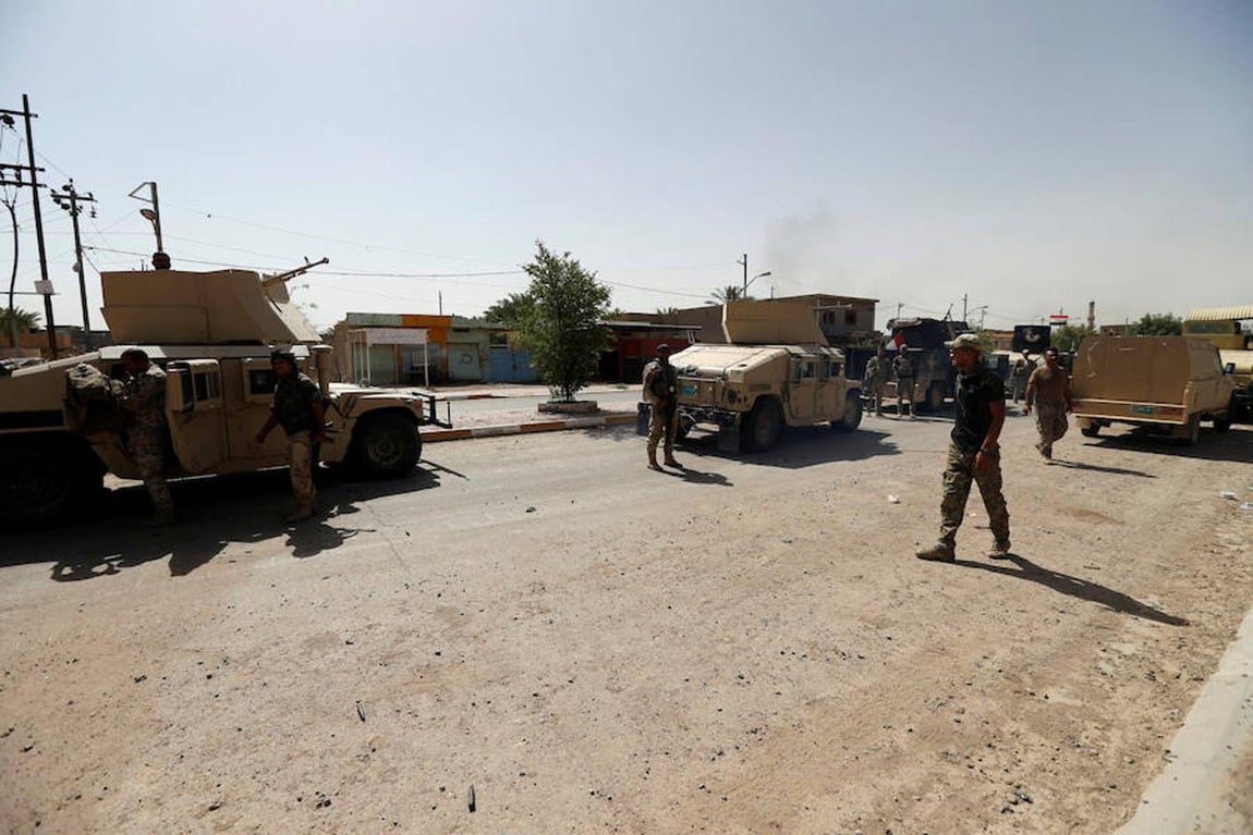 10. Además, la fuente explicó que la Brigada XVII del Ejército iraquí logró liberar totalmente el área de Al Ersan, en el sur de Faluya.