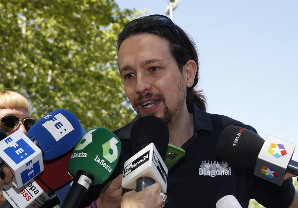 El candidato de Unidos Podemos a la Presidencia del Gobierno, Pablo Iglesias. 