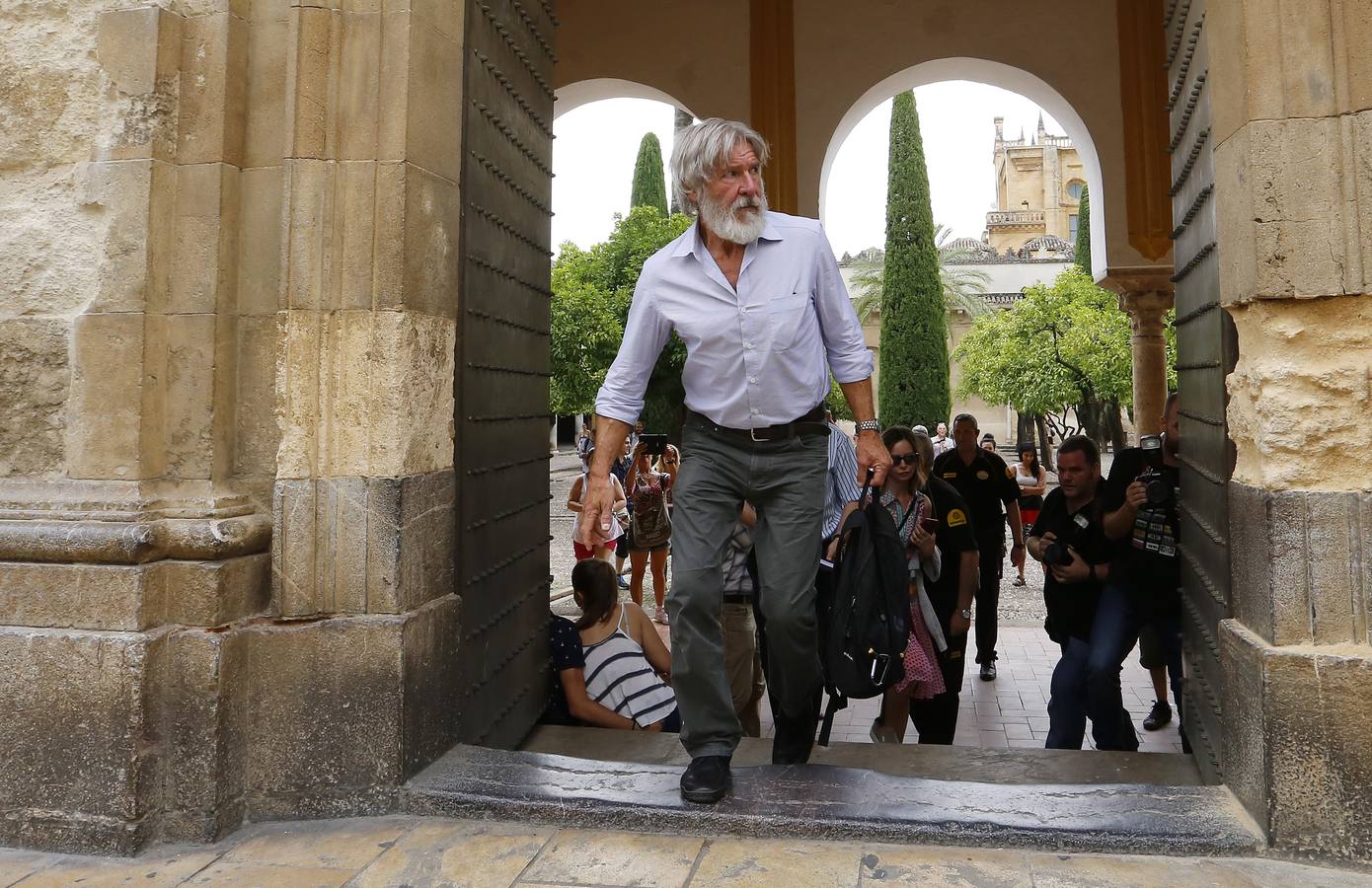 En imágenes, la visita de Harrison Ford a Córdoba